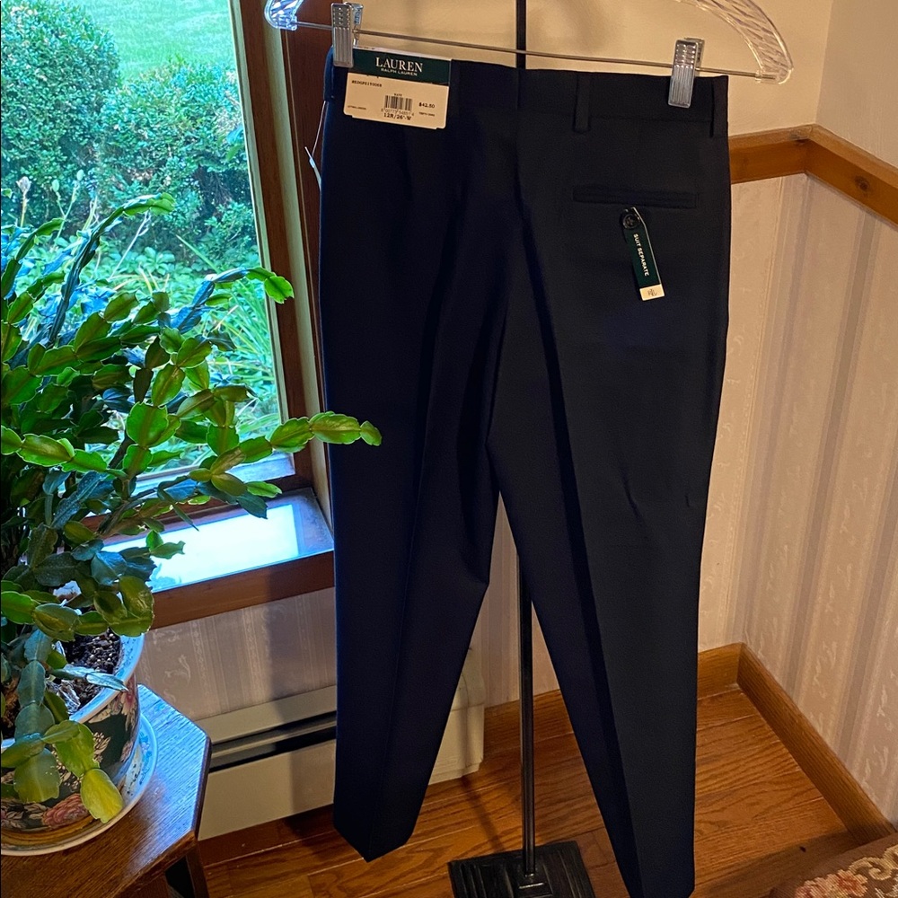 Ralph Lauren Classic Navy  Dress Pants/Young Men - Picture 3 of 5